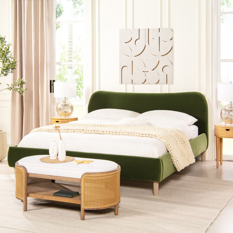 Latitude Run® Derte Upholstered Bed & Reviews | Wayfair